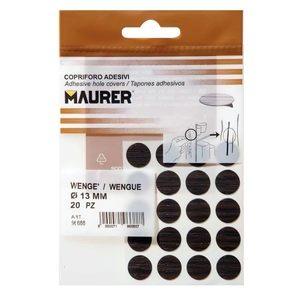 Copri Viti Adesivi Wenge (Confezione Blister da 20) - Product Image 2