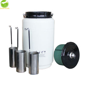 Tanque de Almacenamiento de Semen Animal, Recolector de Nitrógeno Líquido, Equipo Veterinario para Congelación de Esperma Canino y Bovino - Product Image 4