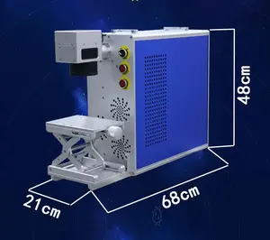 Máquina de escritorio de marcado láser de fibra MKLASER 30W para metal de acero