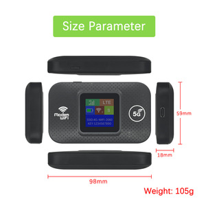 Hotspot inalámbrico 4G LTE CAT4 de alta velocidad, 3000mAh, pantalla LCD MiFi portátil, función USB, ranura para tarjeta Sim, enrutador de bolsillo para el hogar de 300Mbps - Product Image 3