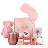 Coffret cadeau Anji Newell pour femmes, panier de spa de luxe dans un coffret cadeau en cuir PU pour Noël, anniversaire et souvenirs de mariage