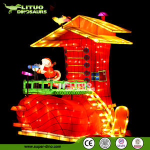 โคมไฟไหมประดับตกแต่งเทศกาลจีนแบบคาสตัลไลท์ - Product Image 5