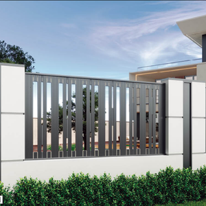 Современный дизайн, ограждение из алюминиевого сплава, 3D модель, горизонтальная панель, уединенный сад, двор, безопасность для дома - Product Image 3