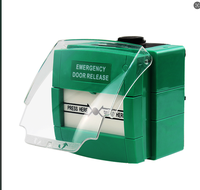 Bouton d'urgence extérieur IP67 réinitialisable bicolore, étanche en plastique ABS, interrupteur électronique à double pôle, bouton-poussoir