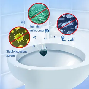 4 In 1 Toiletpot Schoonmaakballen Frisse Luchtverfrisser Geurstoffen Toiletreiniger