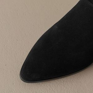 נעלי צ'יאליסה לנשים, מגפי חורף מעוצבים, מגפי עור אמיתי, נעלי עקב גבוהות לנערות, מגפי נשים - Product Image 6