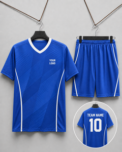 Maillot de football personnalisé respirant pour homme adulte, 100 % polyester, manches courtes, uniforme d'entraînement de football par sublimation pour équipe - Product Image 4