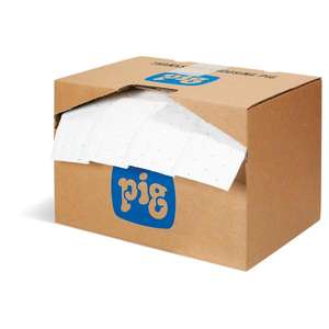 NOUVEAU PIG - MAT443 Rip-&-Fit®Rouleau blanc mat huile seulement-EAN 036226266012 ABSORBENT PRODUCTS - Product Image 1