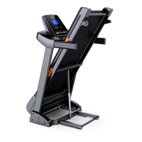 Caminadora Plegable para Gimnasio, Caminadora para el Hogar con Inclinación, Caminadora Eléctrica con Pantalla LCD