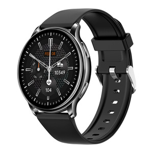 2023 nuovo arrivo Smart Watch impermeabile BT chiamando <span class=keywords><strong>orologio</strong></span> a schermo rotondo <span class=keywords><strong>con</strong></span> <span class=keywords><strong>cinturino</strong></span> <span class=keywords><strong>in</strong></span> pelle e <span class=keywords><strong>acciaio</strong></span> <span class=keywords><strong>Smartwatch</strong></span> - Product Image 5