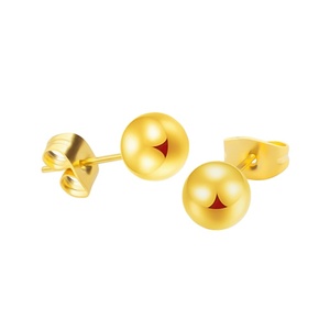 Boucles d'oreilles noires en acier inoxydable, bijoux de Piercing pour Cartilage et oreille pour femmes et hommes - Product Image 2