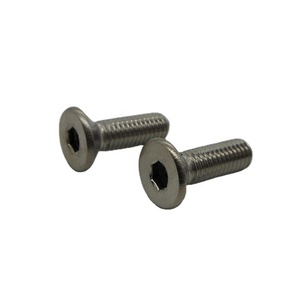 Hot Sale M1.6 M2 M3 M4 Stainless Steel 304 <strong>Hexagon</strong> <strong>Screws</strong> <strong>Socket</strong> Flat Head Countersunk Head <strong>Screws</strong> DIN7991 - Product Image 1