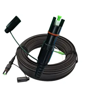 Ftth kabel Drop Ftta kabel Patch Optitap kompatibel Sc Jumper adaptor dalam/luar ruangan disesuaikan serat optik kuncir