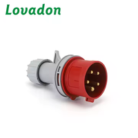 Prise industrielle 3P+N+E, sortie d'usine, 16A 32A 220V-415V, étanche IP44, CE, connecteur mâle-femelle 5 broches