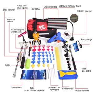 Супер pdr, лидер продаж, клей, молотки, набор инструментов для вытягивания моста, инструменты для ремонта кузова автомобиля