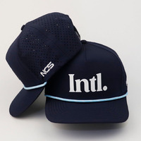 Gorras de Golf y Béisbol Personalizadas al por Mayor, de Alta Calidad, Impermeables, de Poliéster, con Logotipo Personalizado, Perforadas con Láser