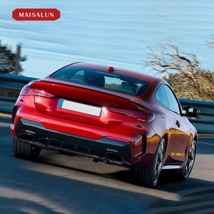 Facile installazione per <span class=keywords><strong>BMW</strong></span> <span class=keywords><strong>4</strong></span> <span class=keywords><strong>serie</strong></span> G22 M400 Retrofit diffusore posteriore nero lucido - Product Image 3