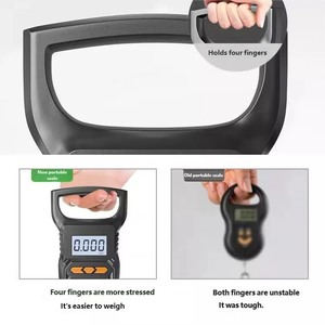 Bilancia Elettronica Portatile Compatta da Appendere per Uso Domestico, Mini Bilancia per Pacchi, Mercato Verdure, <span class=keywords><strong>Pesca</strong></span>, Capacità 50kg - Product Image 6