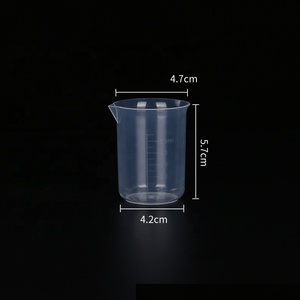 Beconbio Low Form Lightweight Chemical Resistance Heat Tolerant PP <strong>Plastic</strong> <strong>Laboratory</strong> <strong>Beakers</strong> 25ml <strong>250ml</strong> 500ml 1000ml Measuring - Product Image 6