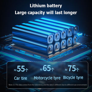 Gonfleur de pneu de pompe à Air de voiture électrique d'affichage numérique Intelligent Portable pour le matériel en métal de boule de moto de vélo de voiture - Product Image 5