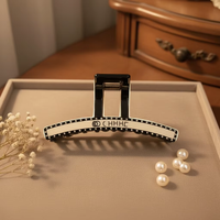 Pinces à cheveux de marque de créateur, polyvalentes, élégantes et sophistiquées, parfaites pour les soirées, accessoires pour cheveux pour femmes, pinces à cheveux avec lettres.