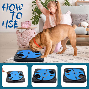 Planche à gratter rotative 2 en 1 avec jouet à alimentation lente Vente à chaud Fournitures pour animaux de compagnie Meulage lent des ongles - Product Image 4