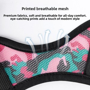 Nouvelle muselière pour <span class=keywords><strong>chien</strong></span> en tissu maille polyester camouflage simple, respirante, à séchage rapide, anti-morsure, anti-aboiement et anti-ingestion, avec fonction d'hydratation - Product Image 5