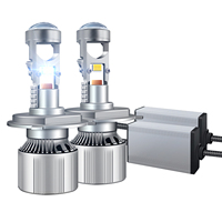 Ampoule LED Falconsight H4, fabrication en usine, strictement contrôlée, 110W, 11000LM, phare avec température de couleur 6000k, mini projecteur A80