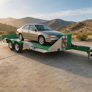 <span class=keywords><strong>Remorque</strong></span> de transport de voitures de course robuste, <span class=keywords><strong>remorque</strong></span> à plateau portable pour le transport de voitures de course - Product Image 5