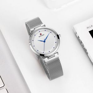 Reloj de Pulsera de Moda para Mujer, Estilo Nuevo <span class=keywords><strong>2020</strong></span>, Correa de Malla, Reloj de Lujo de Aleación para Dama - Product Image 6