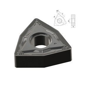 Vulcan W hình dạng cacbua <span class=keywords><strong>CNC</strong></span> chèn wnmg tráng hrc65 cho thép thép không gỉ công cụ quay nội bộ cho trung tâm tiện <span class=keywords><strong>CNC</strong></span> - Product Image 1