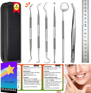 Professional Stainless Steel <strong>Tooth</strong> Scraper Plaque Tartar <strong>Cleaner</strong> Dental <strong>Tools</strong>, Plaque Remover for <strong>Teeth</strong> - Product Image 6