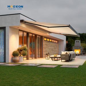 Residential <strong>Retractable</strong> <strong>Awning</strong> Motorized Patio Sunshade For Backyard Lounge And BBQ Area - Product Image 5