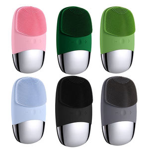 Brosse nettoyante faciale sonique en silicone rechargeable par USB, étanche, électrique, pour le visage et le corps, pour un nettoyage en profondeur des pores - Product Image 6
