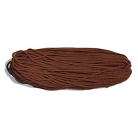 Hot Sell 5mm plusieurs couleurs de corde de coton tressé creux pour la décoration