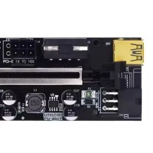 VER009C บวก USB3.0 PCI-E <span class=keywords><strong>Riser</strong></span> <span class=keywords><strong>009S</strong></span> 1x ด่วน4x 8x ขยาย16X PCIe <span class=keywords><strong>009S</strong></span> อะแดปเตอร์การ์ด SATA กับ6Pin 15pin - Product Image 2