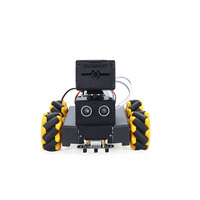 Cuerpo de aleación de aluminio Tscinbuny, cámara de seguimiento de Color Visual AI, Kit de coche Robot de reconocimiento Facial para Arduino