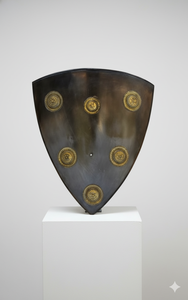 Armure de chevalier médiévale en acier doux de calibre 20, peinte et finie à la polisse, avec poignée, prix de gros - Product Image 2