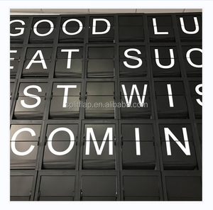 Tableau de départ des vols Tableau d'information de l'aéroport Affichage de la messagerie Flip Affichage du rabat divisé - Product Image 4