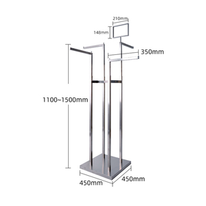 Accessoires de mode personnalisés, décorations de magasin, ornements chauds, présentoir de vêtements en or <span class=keywords><strong>pour</strong></span> meubles de Boutique de détail - Product Image 3