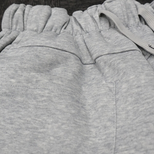 Shorts décontractés amples pour hommes, taille élastique, broderie, délavage acide, appliqué, coupe courte, 100% coton - Product Image 2