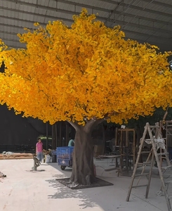 Bgh Ngoài Trời Tùy Chỉnh Ft Lớn Giả Lớn Cây Cao Nhân Tạo Giả Cây Bạch Quả Cây Kẹo Cao Su Cho Nhà Hàng Sân Vườn Trang Trí - Product Image 2