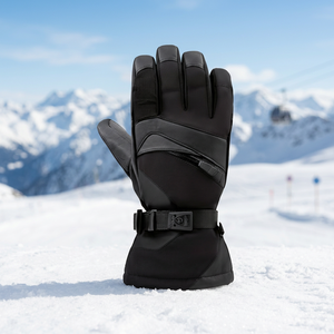 Gants chauffants rechargeables pour hommes Punchin Sports, imperméables, antidérapants, compatibles avec les écrans tactiles, pour le ski d'hiver - Product Image 1