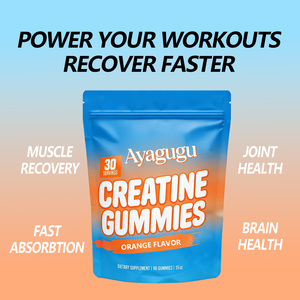 Gummies de créatine à marque privée saveur orange 5g pour l'entraînement en salle, la croissance musculaire, la force, l'endurance, végétaliennes, sans OGM, sans sucre, OEM - Product Image 4