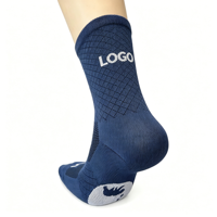 Chaussettes de sport pour hommes personnalisées, antidérapantes, respirantes, écologiques, en tricot, pour le cyclisme et la course à pied