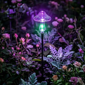 Idea de Regalo para Festividades: Luz Decorativa Solar con Silueta de Hongo para Navidad, Halloween y Decoración de Fiestas al Aire Libre - Product Image 4