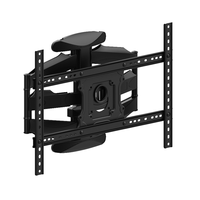 Braket TV Full Motion Desain Menarik VESA 600x400mm, Dudukan TV Putar untuk TV 32-80 Inch
