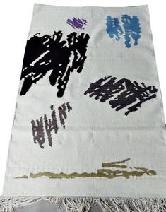 Tapis tissés à la main en laine de style moderne avec une hauteur de pile en peluche pour la maison - Product Image 1