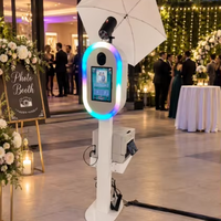 Support de photomaton en métal réglable compatible avec divers modèles d'iPad