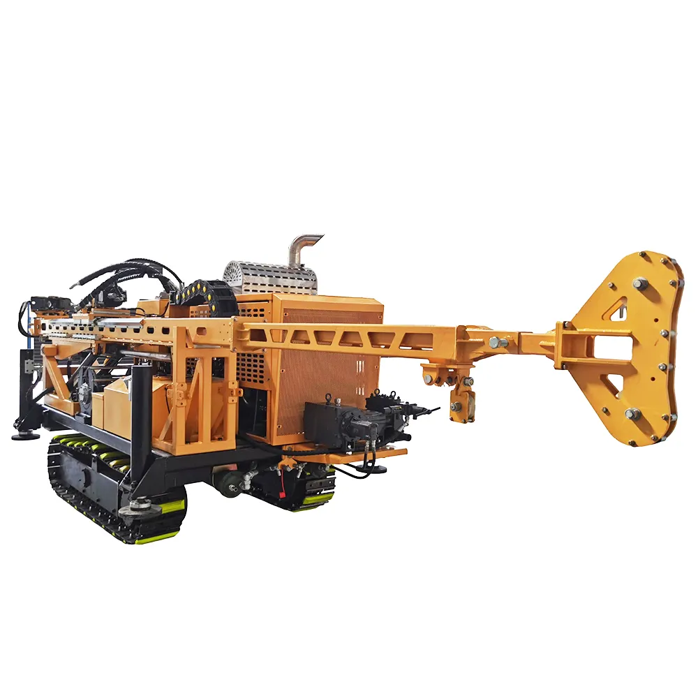 Diamond Drilling Hydraulic Diesel Core Rock Soil Spt Mining Geotechnical Rig Machine For Mining Well Drill